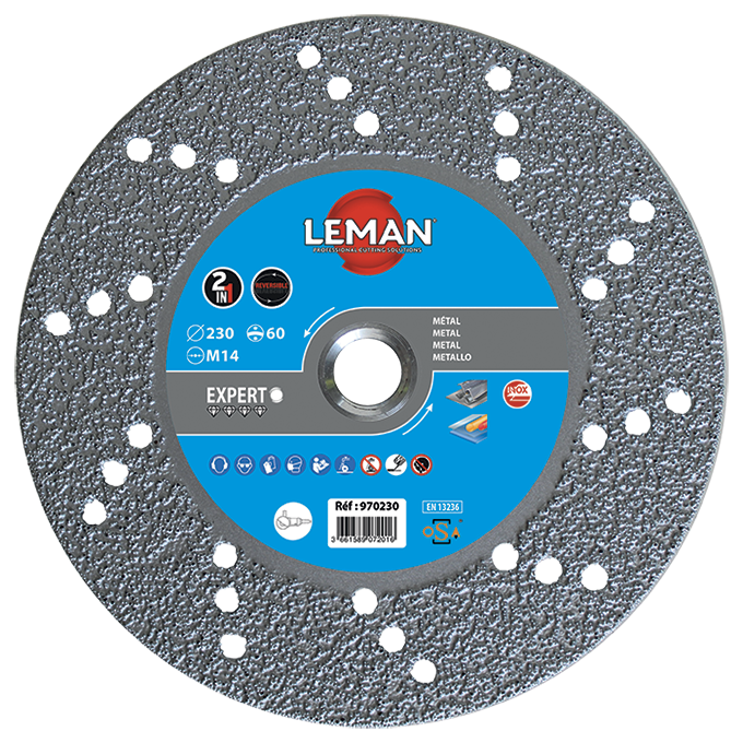 Disque diamant coupe et ponce métal Expert image