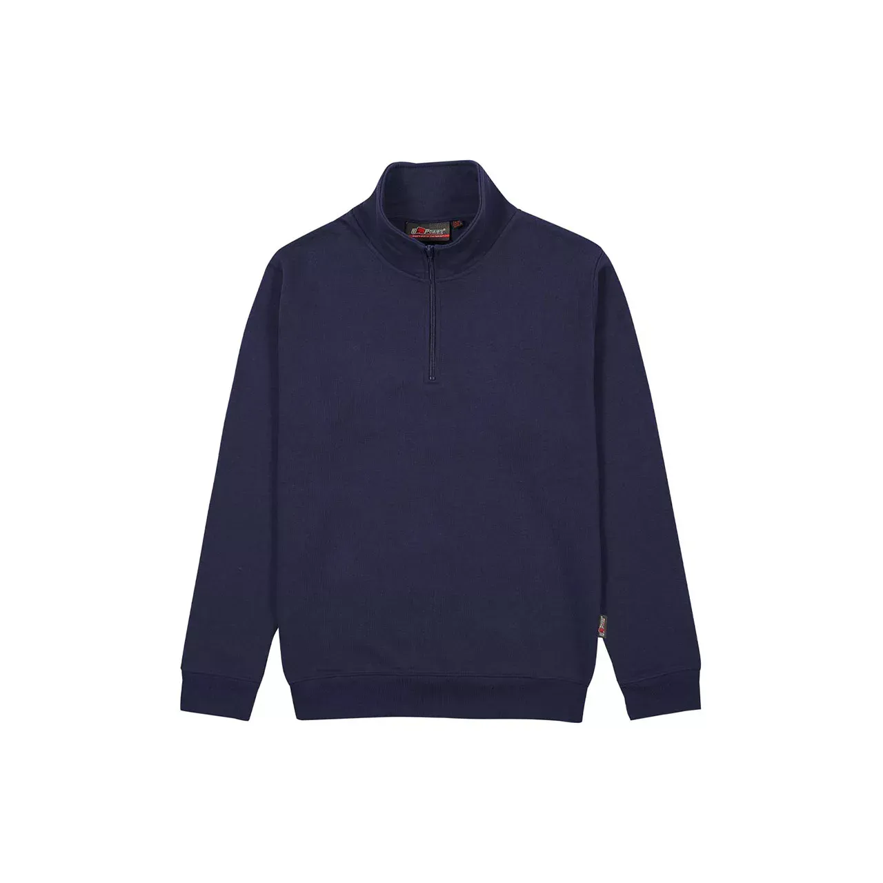 Sweat de travail demi-zippé Tautra bleu marine