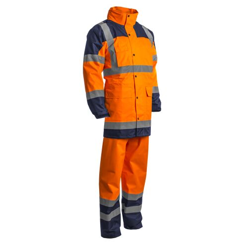 HYDRA ENSEMBLE DE PLUIE DE TRAVAIL ORANGE FLUO COVERGUARD