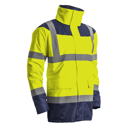 KETA PARKA HIVER TRAVAIL JAUNE FLUO COVERGUARD