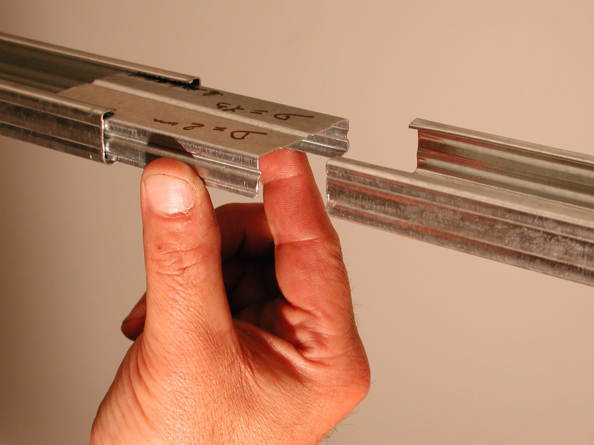 Deuxième étape de l'installation d'un raccord PAI