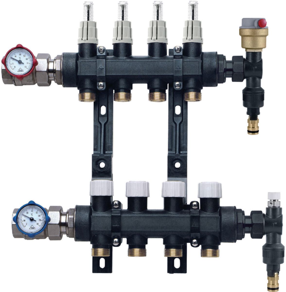 Collecteur plancher chauffant / rafraîchissant RBM