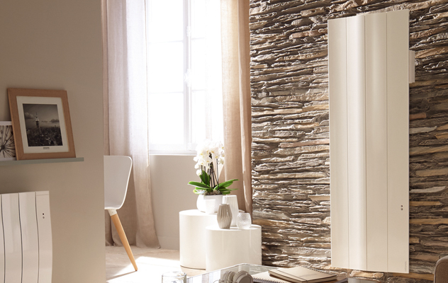 Radiateur électrique Galapagos vertical blanc