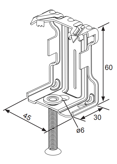 Schéma des dimensions précises du Grip HM de la marque PAI