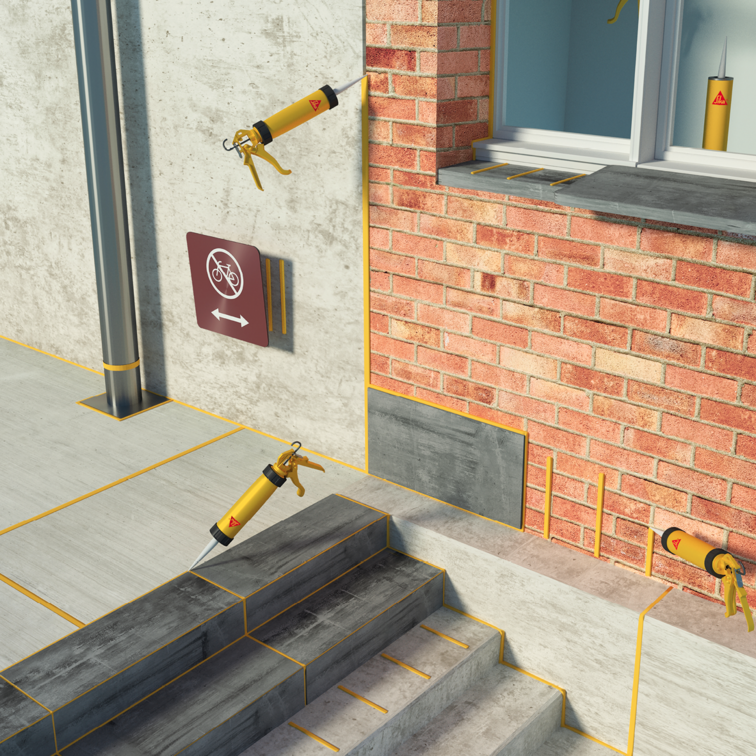 Domaines d'application du Sikaflex Pro 11fc