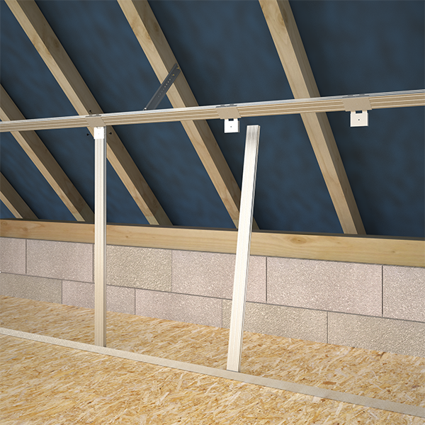 Deuxième étape de l'installation d'un raccord en T PAI pour jonction rampant pied droit