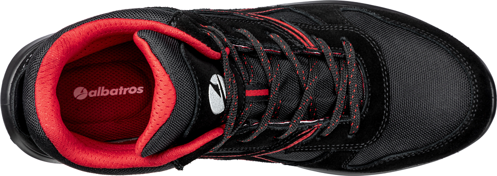 Chaussures de sécurité hautes CLIFTON MID S3 SRC - Noir/Rouge image
