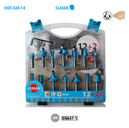 Coffret 12 + 2 mèches de défonceuses Classic image