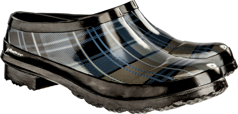 Sabot de jardin FLORA - noir/gris image