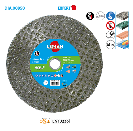 Disque diamant coupe et ponce Expert image