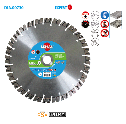 Disque diamant granit pierre naturelle Expert + image