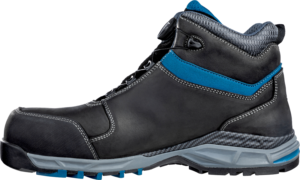 Chaussures de sécurité TOFANE BLACK QL CTX MID S3 ESD WR HRO SRC - noir/bleu image