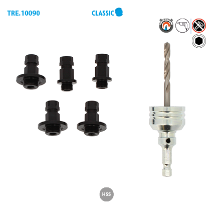 Mandrin automatique pour trépan Ø 14 À 210 MM Classic image
