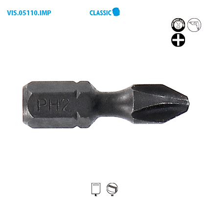Embout de vissage série 1/4'' - PHILLIPS® impact Classic image