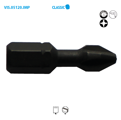 Embout de vissage série 1/4'' - POZIDRIV® impact Classic image
