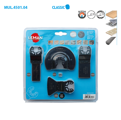 Coffret de 4 accessoires multi matériaux Classic image