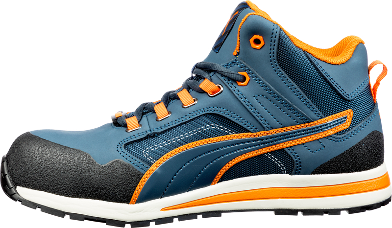 Chaussures de sécurité hautes Crosstwist MID S3 HRO SRC - bleu/orange image