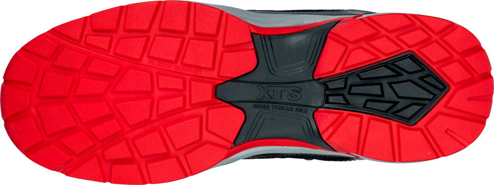 ULTRATRAIL BLACK LOW S3 ESD HRO SRC - Chaussures de sécurité - noir/rouge image