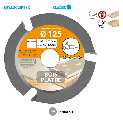 Disque à tronçonner carbure multifonctions Classic image