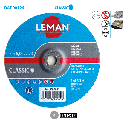 Disque à tronçonner métal Ébarbage Classic image