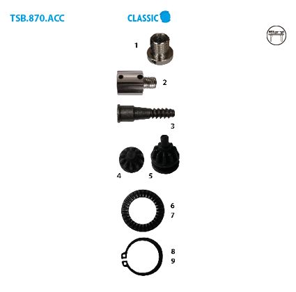 Accessoire pour mandrin de tournage Classic image