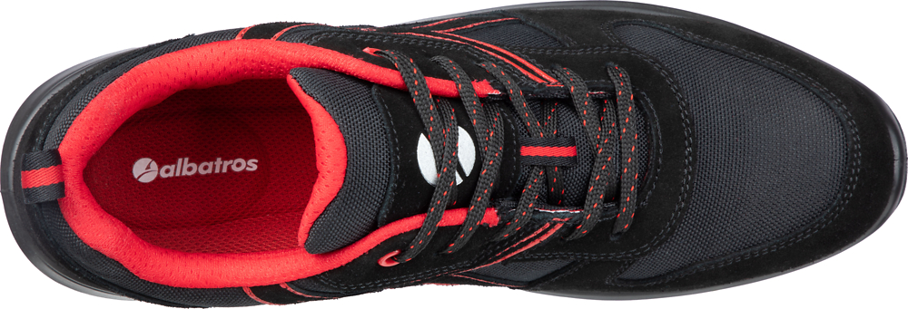 Chaussures de sécurité CLIFTON LOW O2 ESD SRC - noir/rouge image