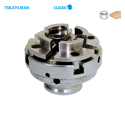 Mandrin universel à 4 mors pour tour à bois Classic image
