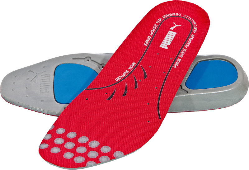 Semelles intérieures de sécurité evercushion® PLUS footbed -  rouge image