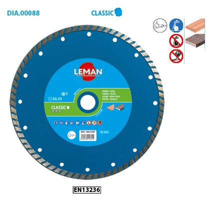 Disque diamant tuile brique Classic image
