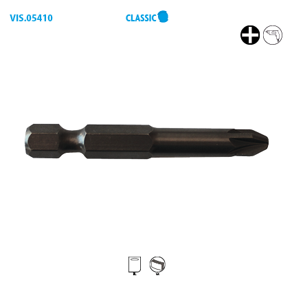 Embout de vissage série longue 1/4'' - PHILLIPS® Classic image