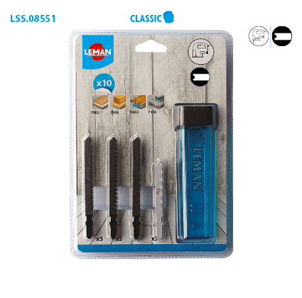 Assortiment 10 Lames scie sauteuse empreinte B&D Classic image