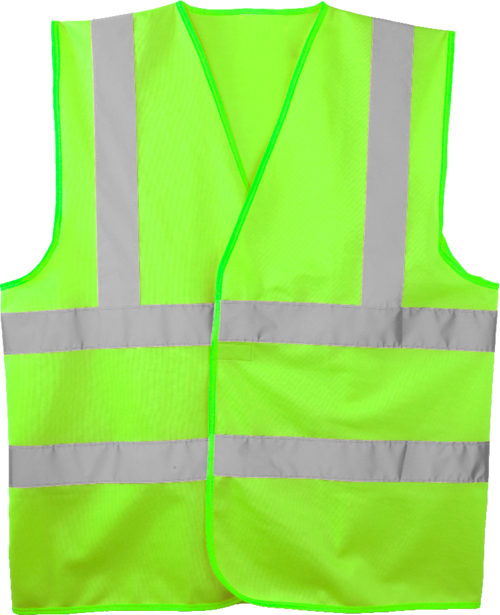 Lot de 50 - Gilet de travail d'été sans manche YARD - Vert Fluo image