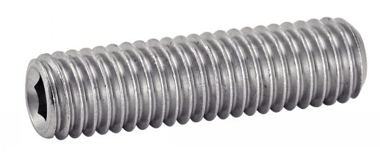 Vis sans tête six pans creux bout plat - Inox A2 image
