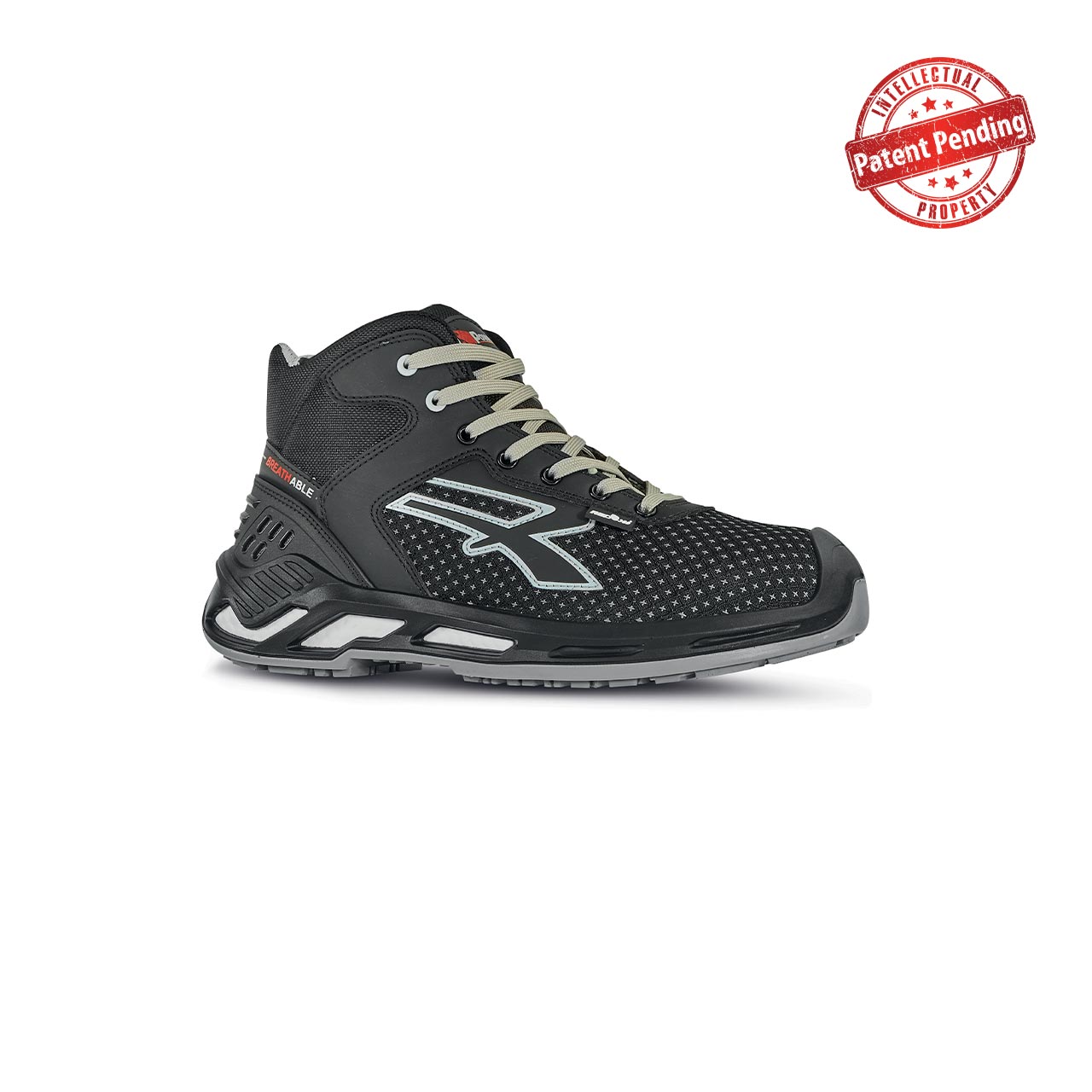 Chaussures de sécurité hautes JACOB ESD S3 CI SRC - Noir image