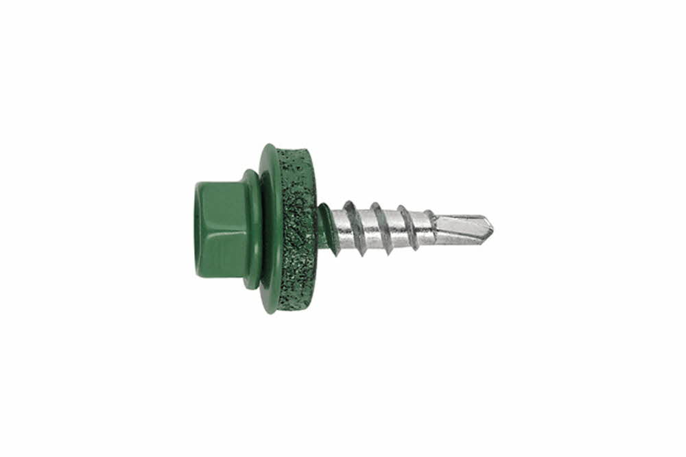 Vis autoperceuse acier-bois RAL 6005 - Vert mousse image