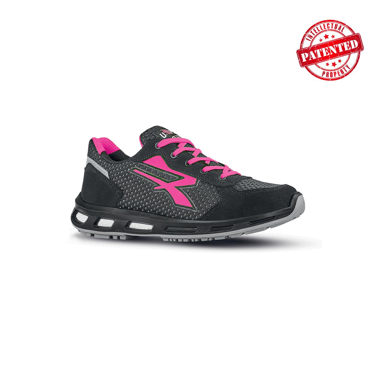 Chaussures de sécurité basses CAELI 01 FO ESD SRC - Noir/Rose image