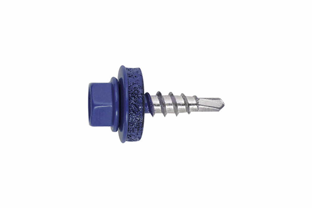 Vis autoperceuse acier-bois RAL 5010 - Bleu gentiane image