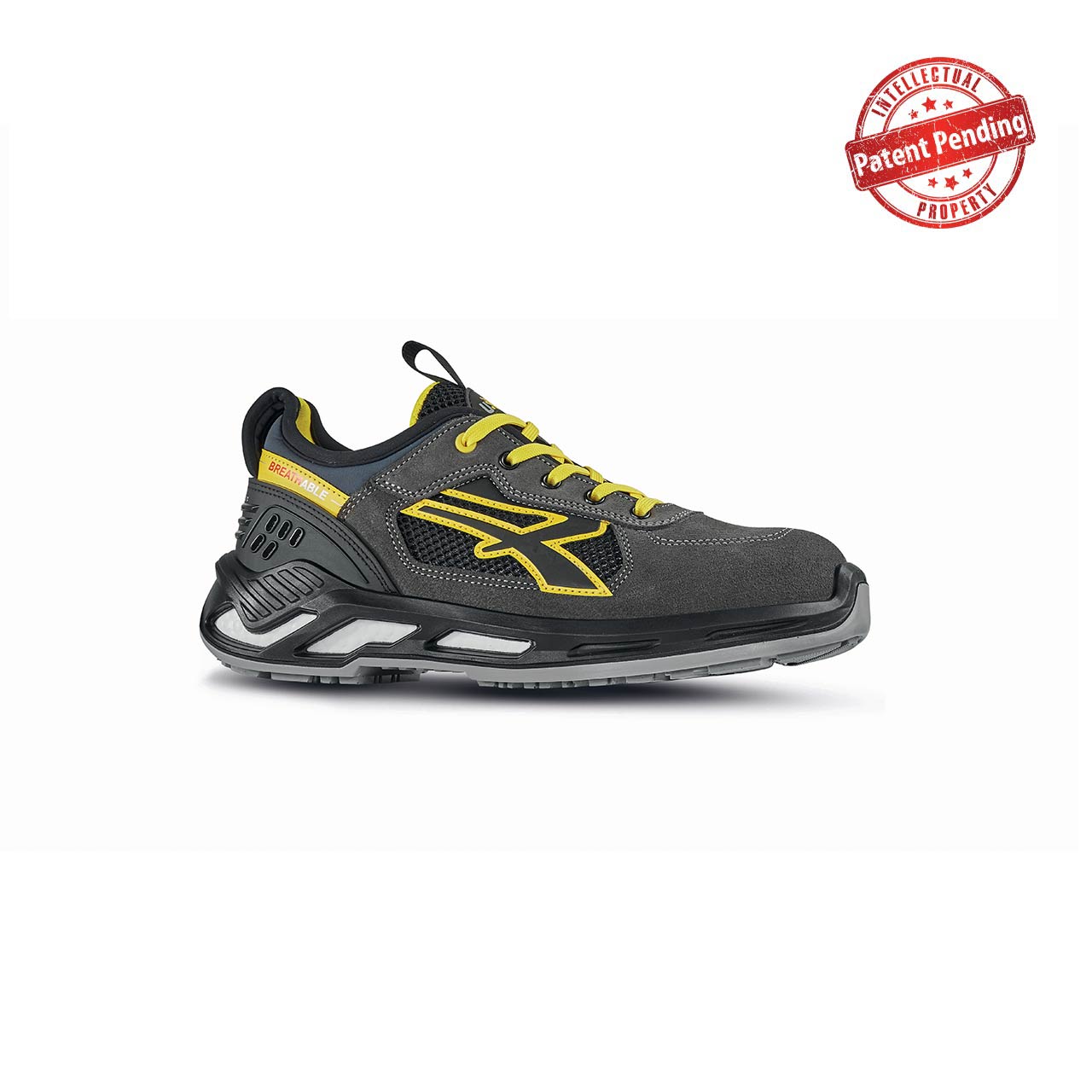 Chaussures de sécurité basses SNIPER ESD S1P SRC - Gris/Jaune image