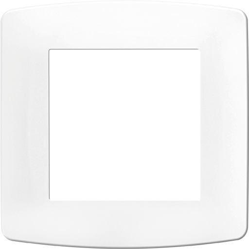 (Lot de 50) Plaque 1 poste blanche - ESPRIT image