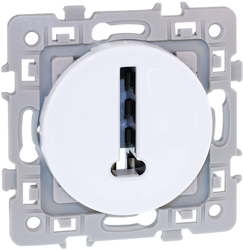 Prises téléphone en T - 8 contacts - SQUARE image