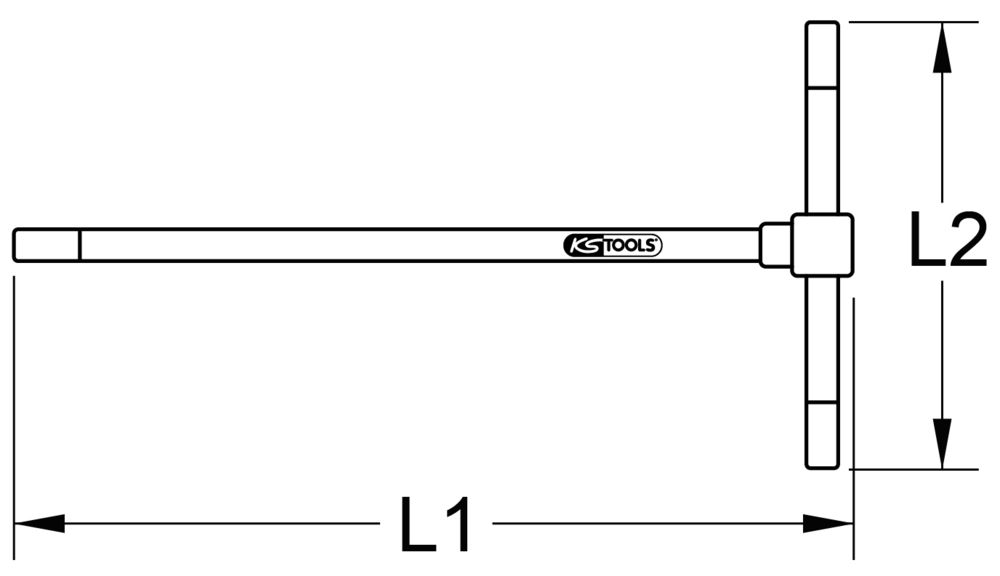 Clé mâle à poignée en T TORX®, T25 image