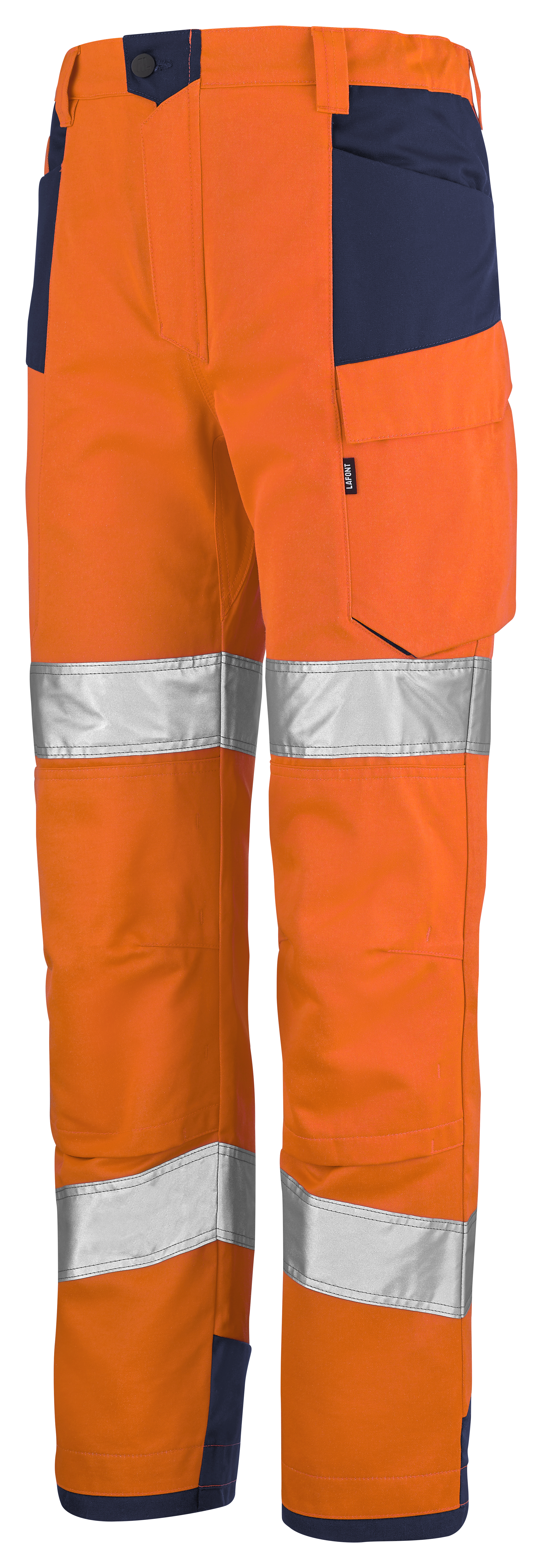 ORANGE FLUO / BLEU MARINE XS - FR(36-38) image