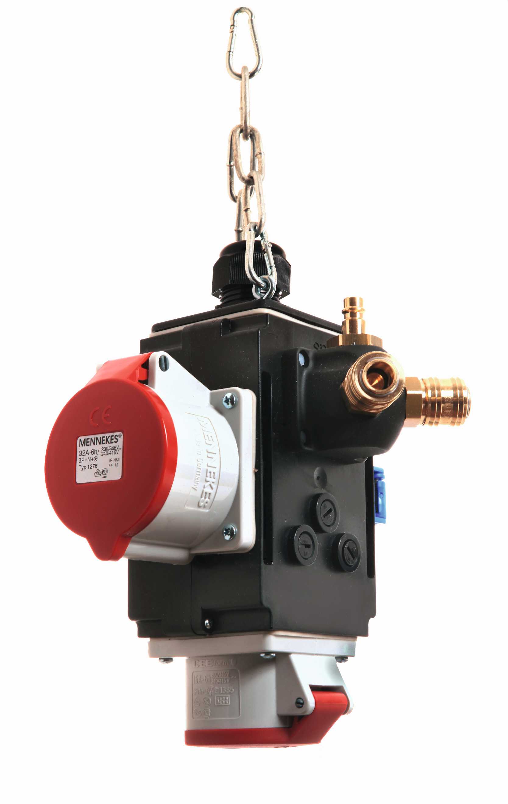 + 1 PRISE CEI 3PNT/16A/400V + 1 PRISE CEI 3PNT/21A/400v + 2 RACCORDS AIR COMPRIME NW 7,2 image