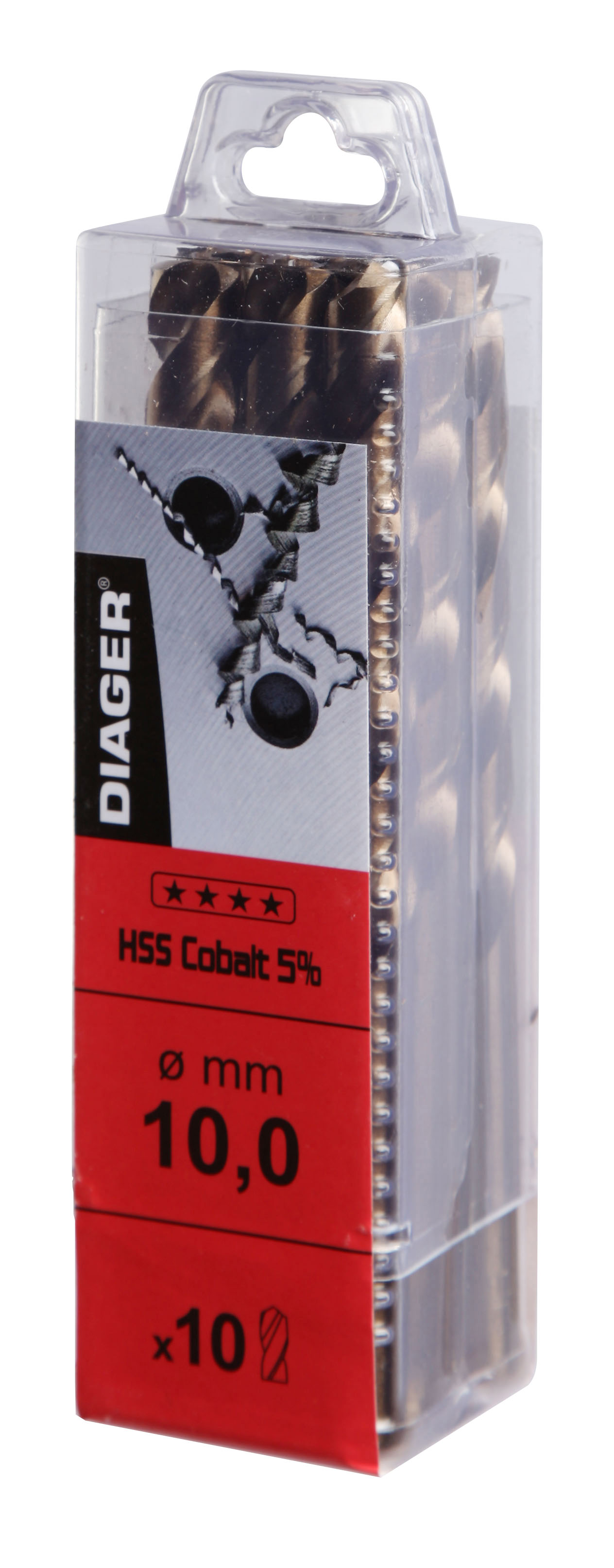 Pack de 5 forets HSS cobalt 5% - 700D image