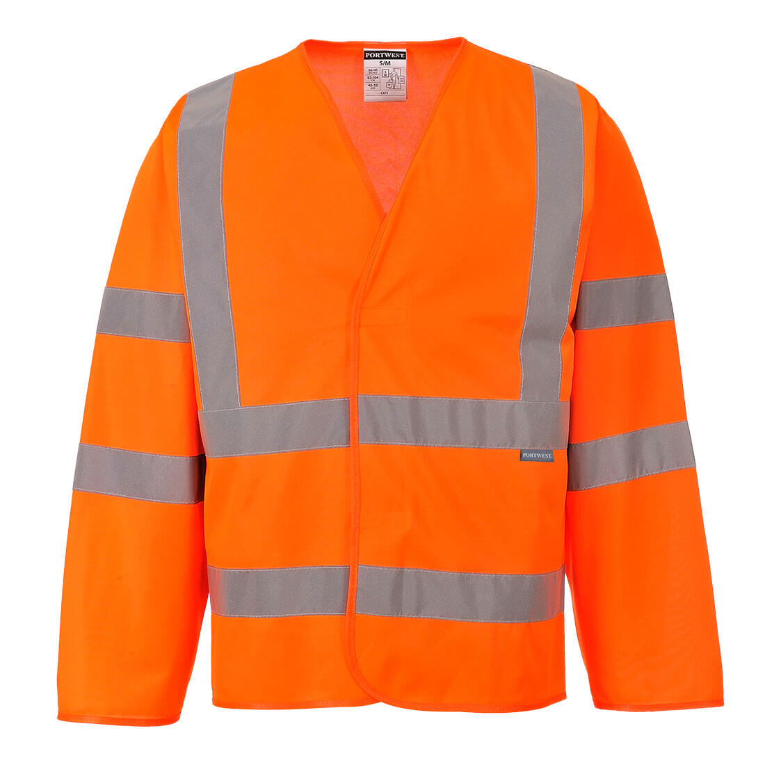 Gilet 2 bandes & baudrier manches longues image