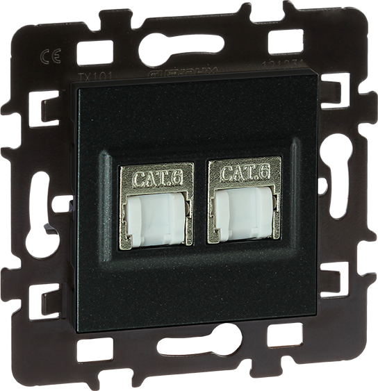 Double prises RJ45 - GRADE 2 - TV - ESPRIT image