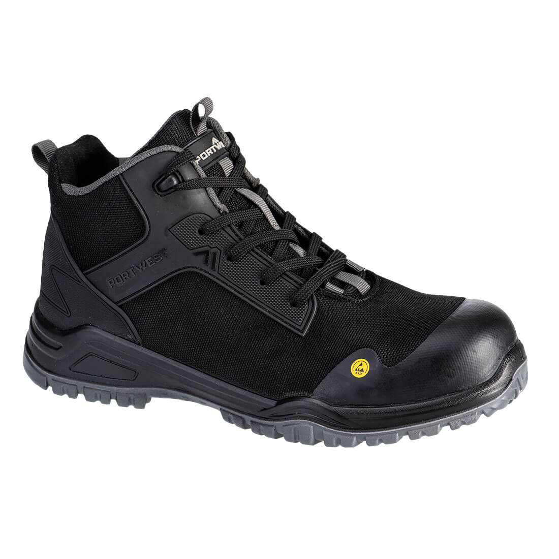 Chaussures de sécurité hautes Bevel S3S ESD SR FO Noir/Gris image