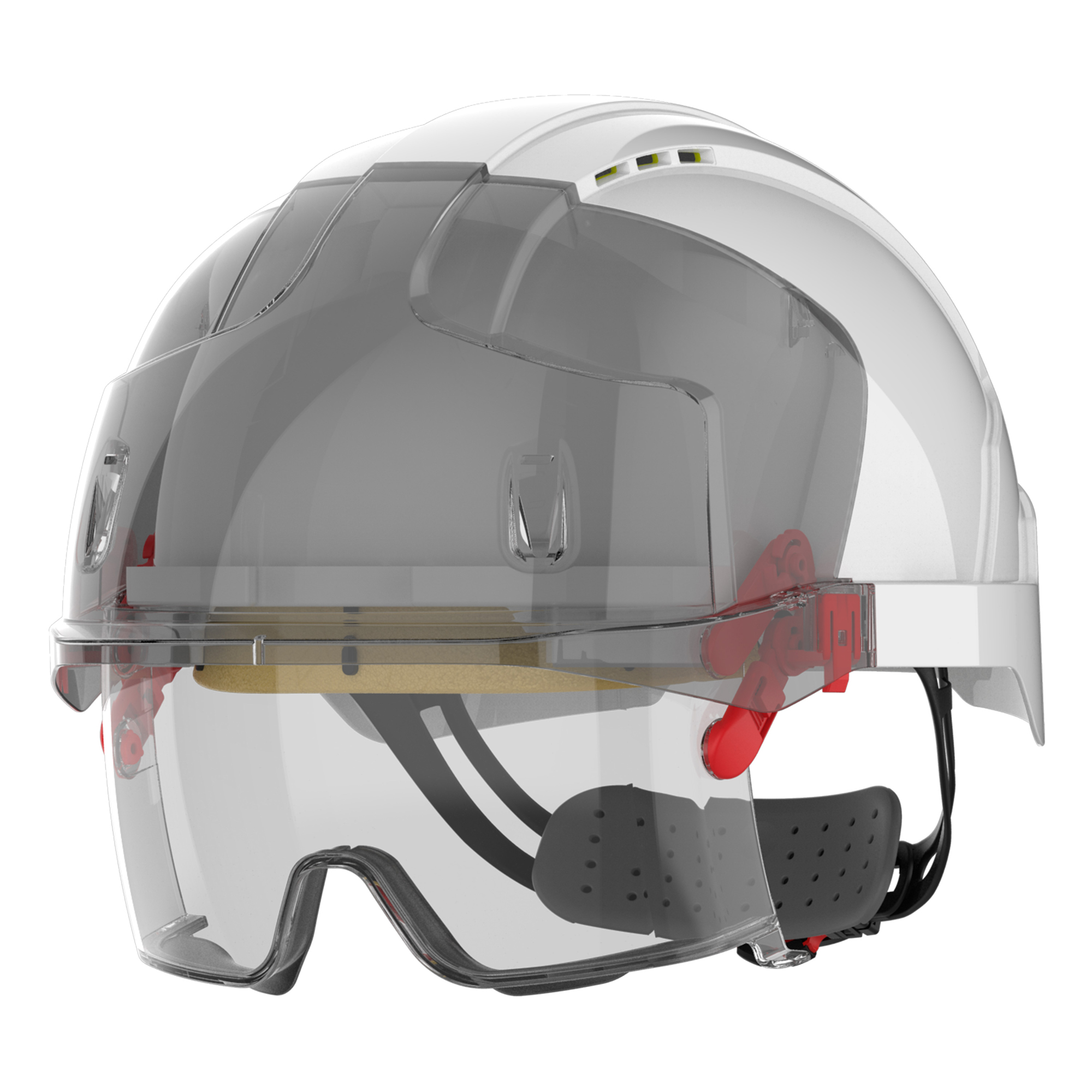 Casque de travail sur-lunette crémaillère ventilé EVO VISTAlens image
