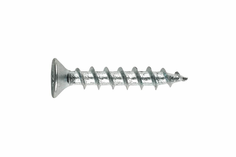Vis auto-perceuses filetées à tôle pour la menuiserie PVC - Tête réduite Ø7mm - Zinguée image