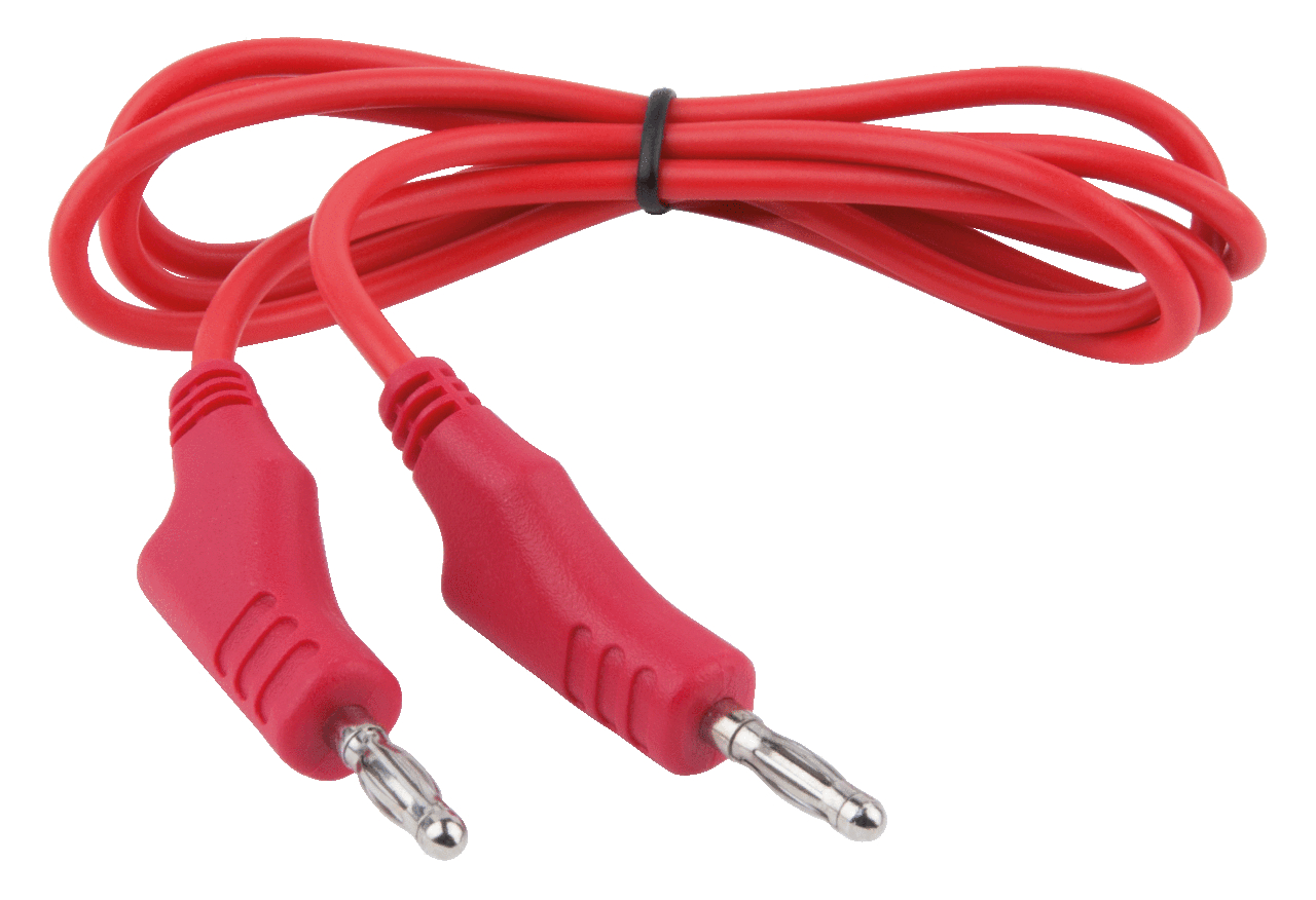 Rallonge 1100 mm pour cordon de test - rouge image